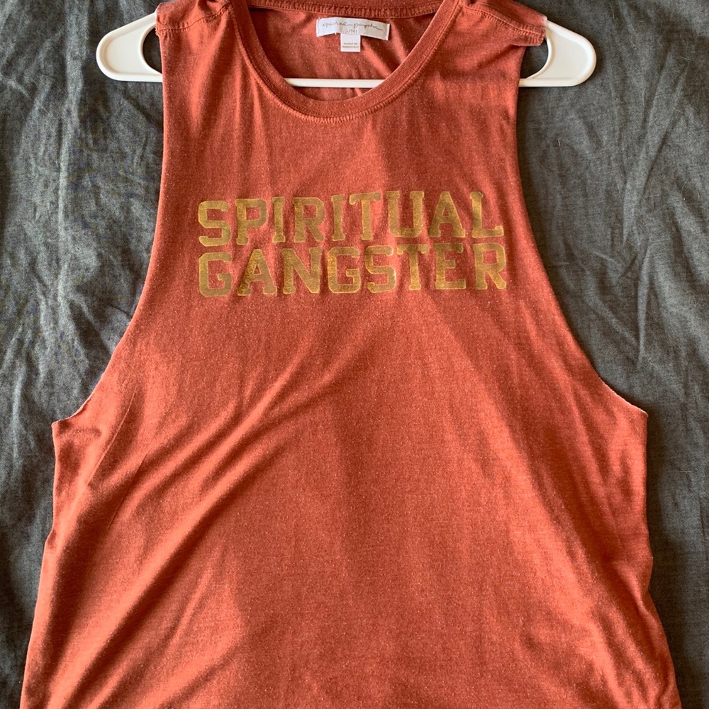 Spiritual gangster muscle tank